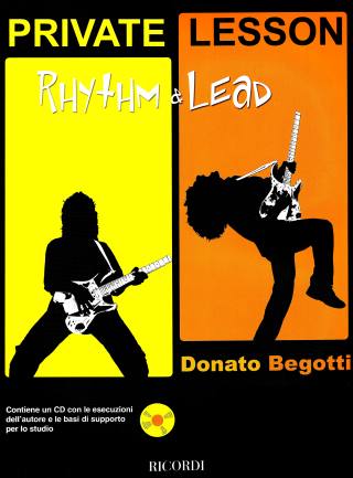 Copertina di PRIVATE LESSON - Rhythm & Lead, di Donato Begotti