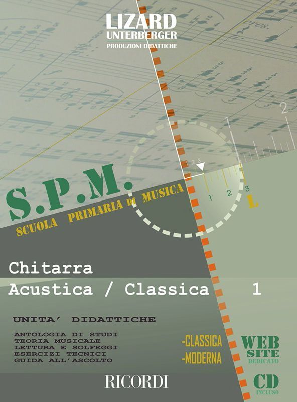Copertina di Chitarra Acustica/Classica 1, di M. Parri/Giovanni Unterberger