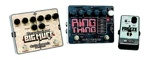 Electro-Harmonix Freeze / Ring Thing / Germanium4 Big Muff Pi