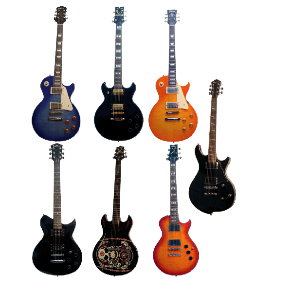 Epiphone Les Paul Std / Ibanez AR250, ART520 e DN500 / Washburn Scott Ian SI61G e Idol WI200PRO / Vi